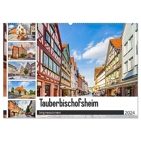 Tauberbischofsheim Impressionen (Wandkalender 2024 DIN A2 quer), CALVENDO Monatskalender, Dirk Meutzner
