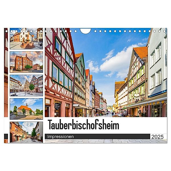 Tauberbischofsheim Impressionen (Wandkalender 2025 DIN A4 quer), CALVENDO Monatskalender, Calvendo, Dirk Meutzner