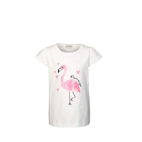 tausendkind collection tausendkind T-Shirt Flamingo, weiß (Größe: 140/146)