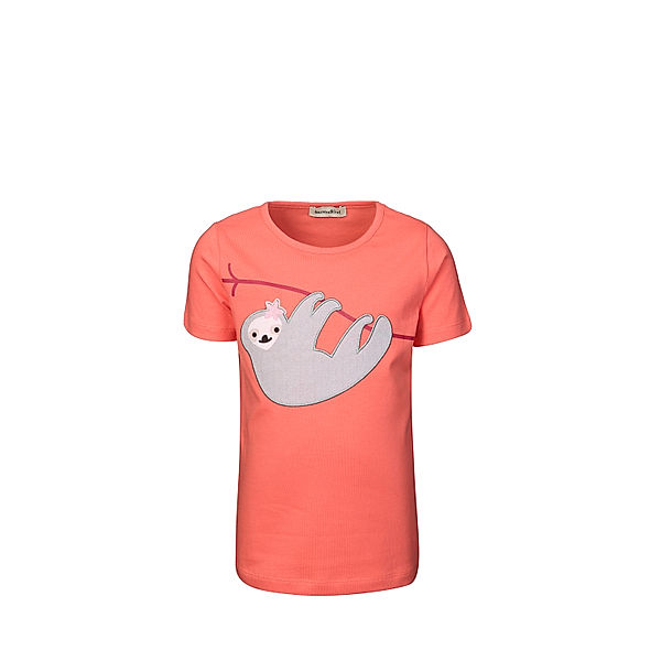 tausendkind collection tausendkind T-Shirt Girls Faultier, pink (Grösse: 128/134)