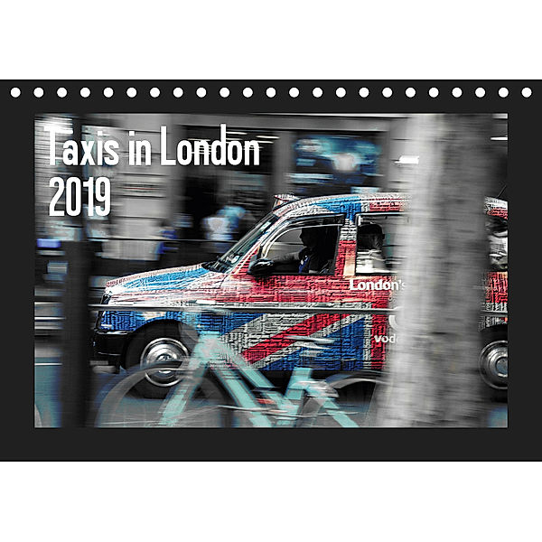 Taxis in London (Tischkalender 2019 DIN A5 quer), Reiner Silberstein