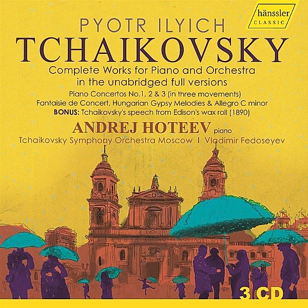 Tchaikovsky: Complete Works For Piano & Orchestra, A. Hoteev, V. Fedoseyev, Tchaikovsky Symphony Orches