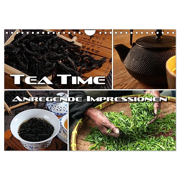 Tea Time - anregende Impressionen (Wandkalender 2024 DIN A4 quer), CALVENDO Monatskalender, Renate Bleicher
