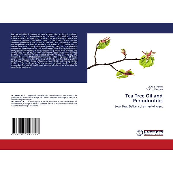 Tea Tree Oil and Periodontitis, Dr. G. S. Kaveri, Dr. K. L. Vandana