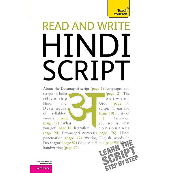 Teach Yourself  Read and Write Hindi Script, Rupert Snell
