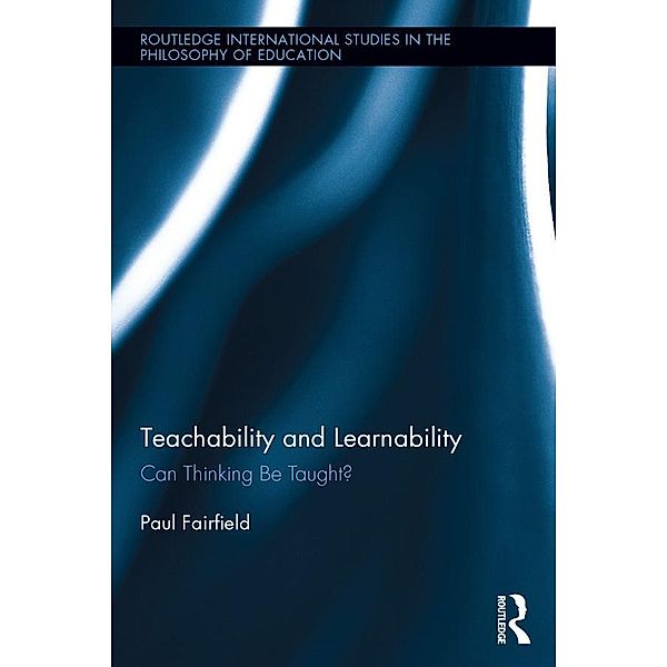Teachability and Learnability, Paul Fairfield