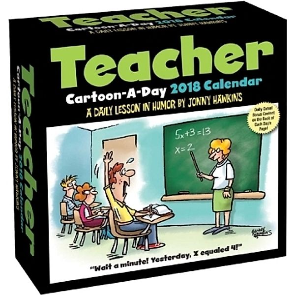 Teacher Cartoon-a-Day 2018 Calendar, Jonny Hawkins