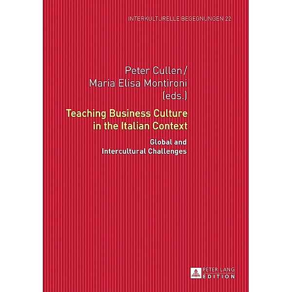 Teaching Business Culture in the Italian Context, Maria Elisa Montironi