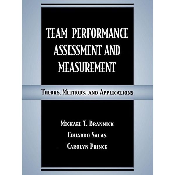 Team Performance Assessment and Measurement