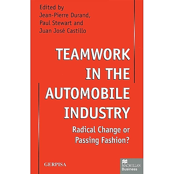 Teamwork in the Automobile Industry, Juan José Castillod