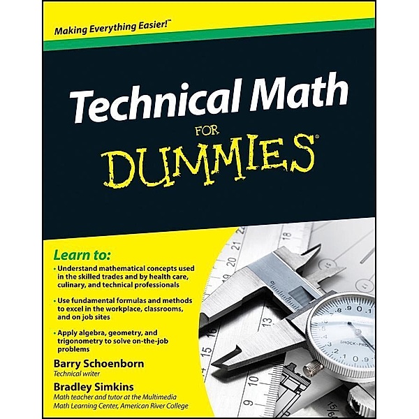 Technical Math For Dummies, Barry Schoenborn, Bradley Simkins