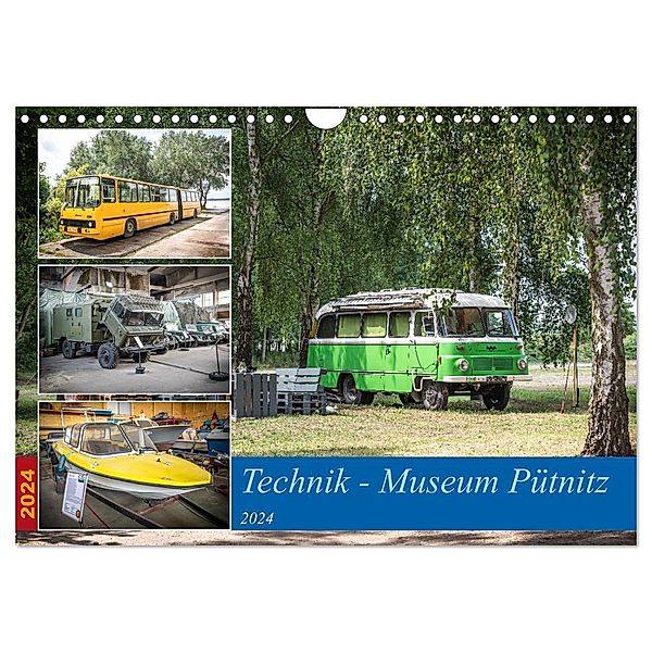 Technik-Museum Pütnitz (Wandkalender 2024 DIN A4 quer), CALVENDO Monatskalender, Technikverein Pütnitz e.V.; Technik-Museum Pütnitz ; Steffen Gierok-Latniak