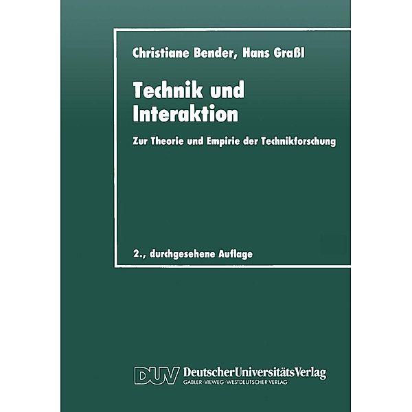 Technik und Interaktion / DUV Sozialwissenschaft