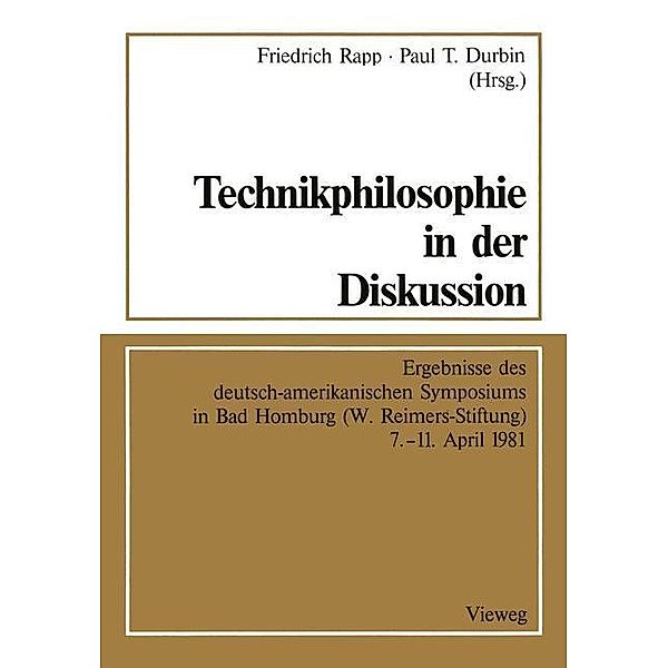 Technikphilosophie in der Diskussion