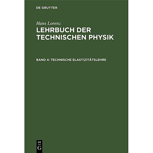 Technische Elastizitätslehre / Jahrbuch des Dokumentationsarchivs des österreichischen Widerstandes, Hans Lorenz