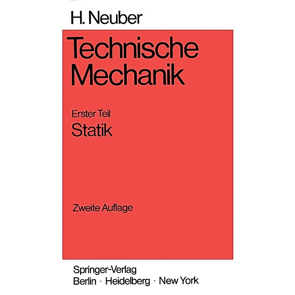 Technische Mechanik, Heinz Neuber