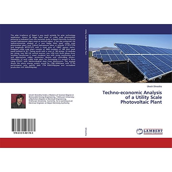 Techno-economic Analysis of a Utility Scale Photovoltaic Plant, Ukesh Shrestha