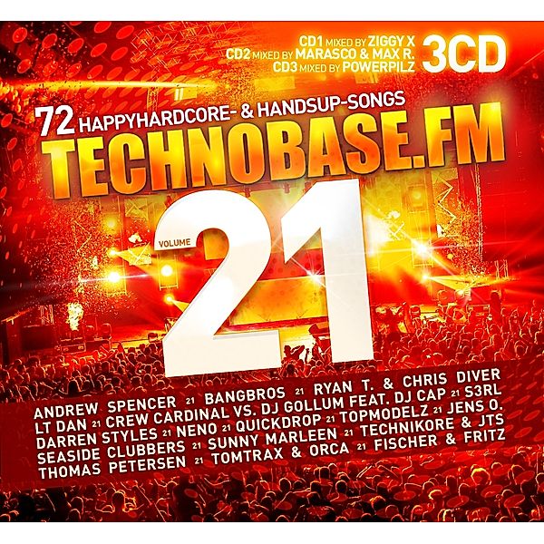 Technobase.Fm Vol.21, Diverse Interpreten