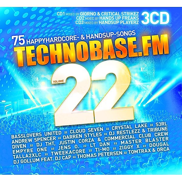 Technobase.Fm Vol. 22, Diverse Interpreten