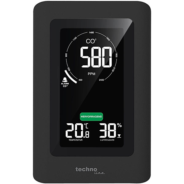 technoline Luftgüte-Monitor WL 1030-Co2 Messgerät