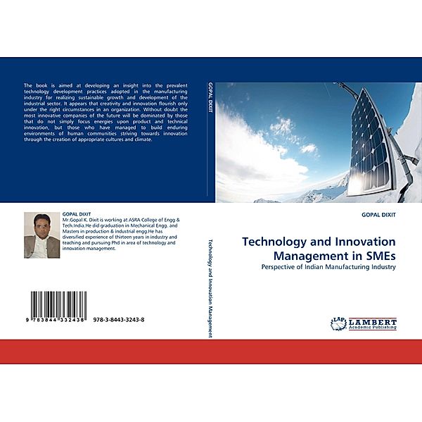 Technology and Innovation Management in SMEs, Gopal, Dr. Dixit