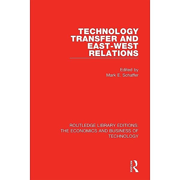 Technology Transfer and East-West Relations