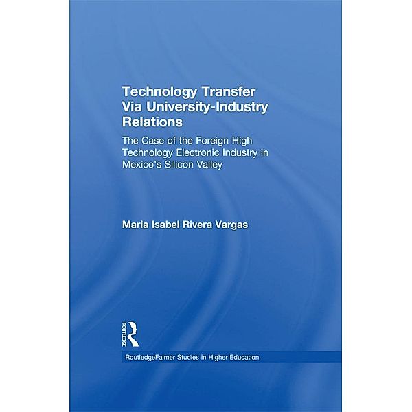 Technology Transfer Via University-Industry Relations, Maria Isabel Rivera Vargas