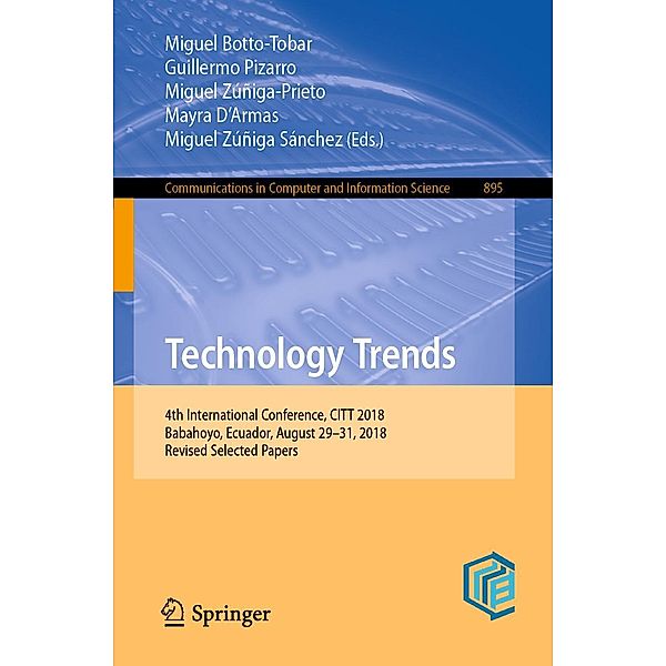 Technology Trends / Communications in Computer and Information Science Bd.895