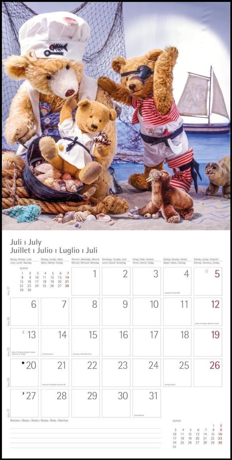 Teddy 2020 - Kalender jetzt günstig bei Weltbild.de bestellen
