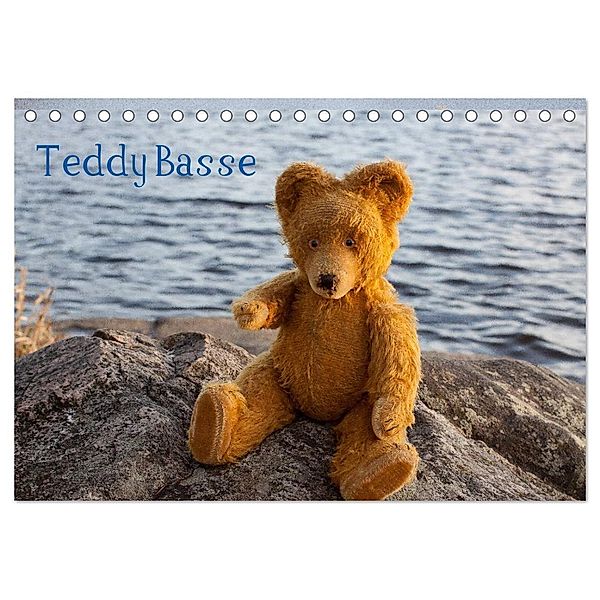 Teddy Basse (Tischkalender 2024 DIN A5 quer), CALVENDO Monatskalender, Dirk rosin