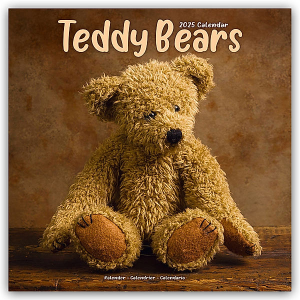 Teddy Bears - Teddybären 2025 -16-Monatskalender, Avonside Publishing Ltd