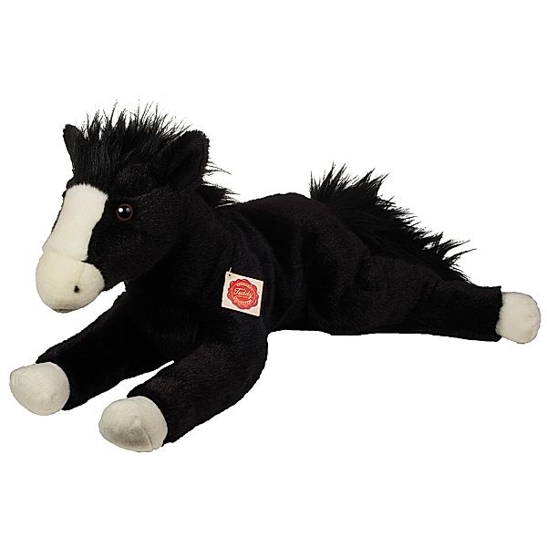 Teddy-Hermann Teddy Hermann Pferd liegend, schwarz, 53 cm
