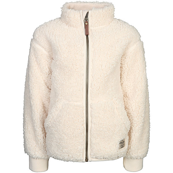 MINI A TURE Teddyfleece-Jacke SALEH in angora cream