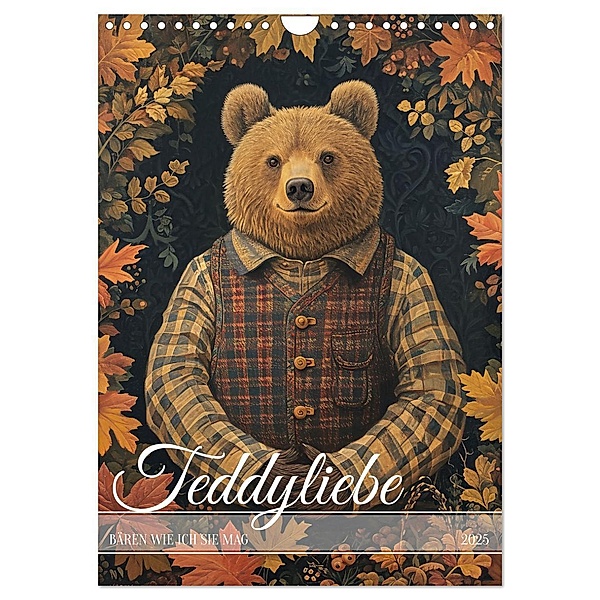 Teddyliebe Bären wie ich sie mag (Wandkalender 2025 DIN A4 hoch), CALVENDO Monatskalender, Calvendo, Kavodedition Switzerland