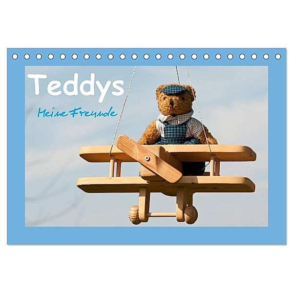 Teddys Meine Freunde (Tischkalender 2024 DIN A5 quer), CALVENDO Monatskalender, Meike Bölts