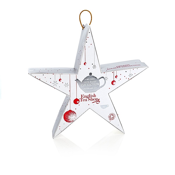 Teegeschenk Weihnachtsstern Red & Silver Star