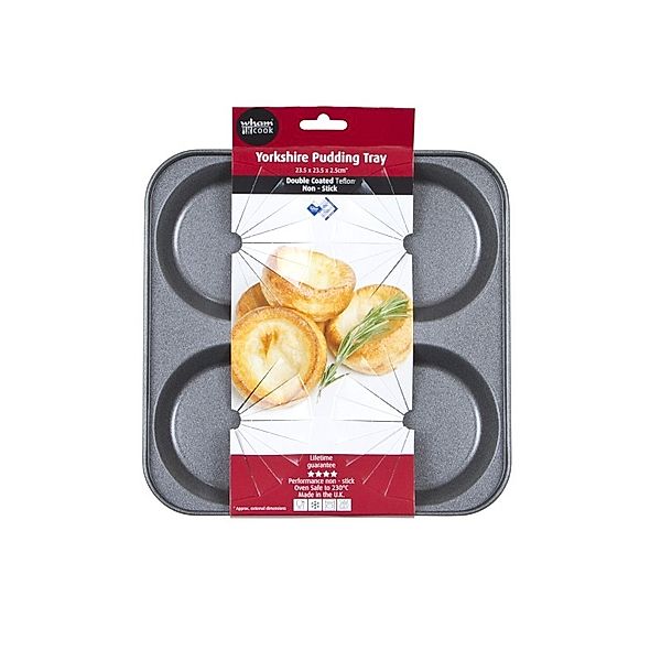 Teflon Tortenblech 4f. Yorkshire Pudding 23,5x23,5