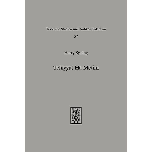 Tehiyyat Ha-Metim, Harry Sysling