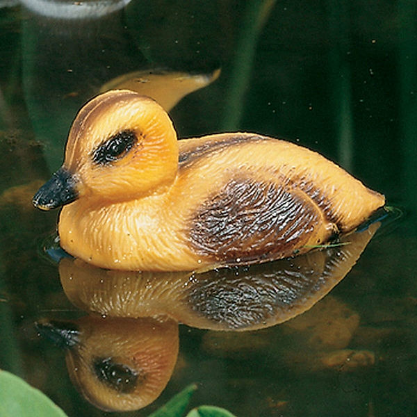 Teichfigur Schwimmente Küken, B ca. 13 cm