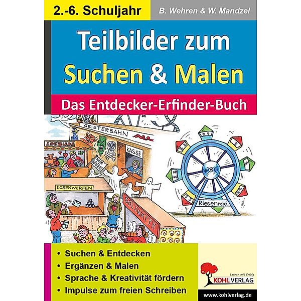 Teilbilder zum Suchen & Malen, Bernd Wehren, Waldemar Mandzel