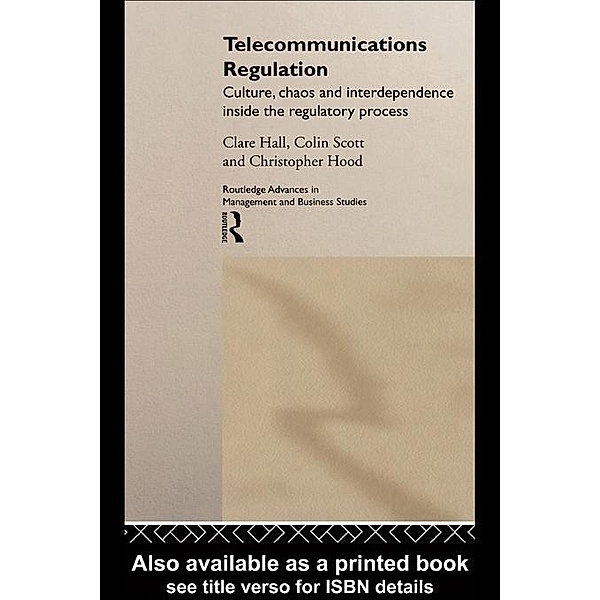 Telecommunications Regulation, Clare Hall, Christopher Hood, Colin Scott