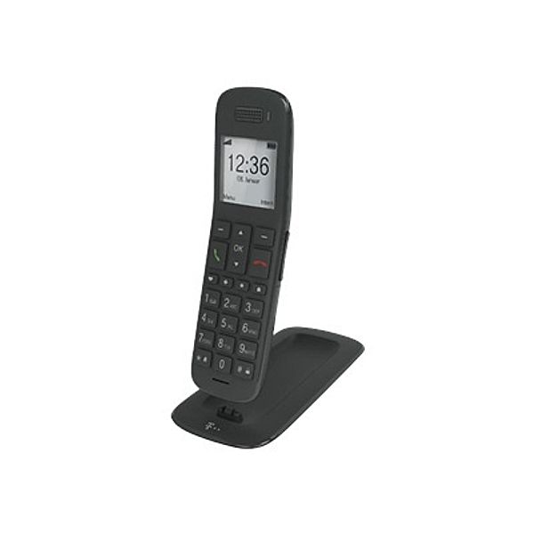 TELEKOM Speedphone 31 schiefer DECT-Handteil TFT HD-Voice Freisprechfunktion CAT-iq z.B. fuer Speedport Smart, Hybrid, W724V