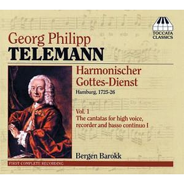 Telemann:Harmonischer Gottesdienst 1, Mona Julsrud, Frode Thorsen, Bargen Barokk