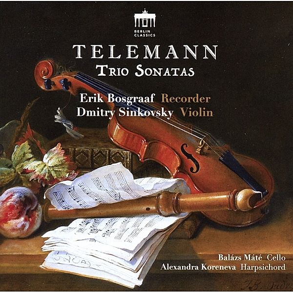 Telemann-Trio Sonatas, Erik Bosgraaf, Dmitry Sinkovsky