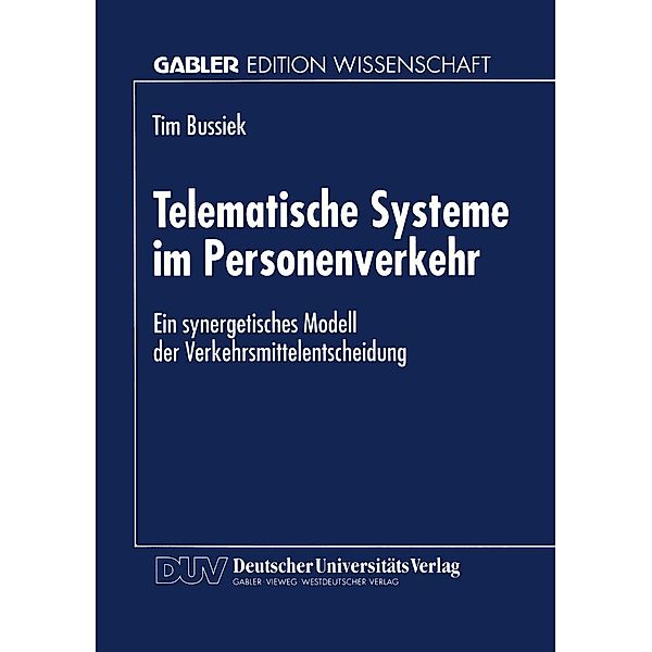 Telematische Systeme im Personenverkehr