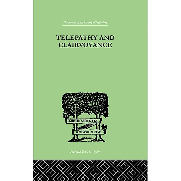 Telepathy and Clairvoyance, Rudolf Tischner