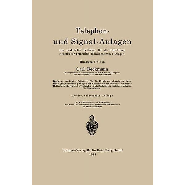 Telephon- und Signal-Anlagen