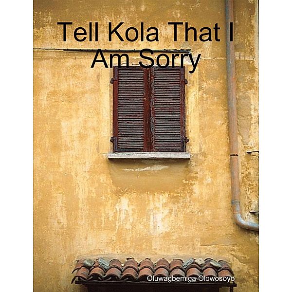 Tell Kola That I Am Sorry, Oluwagbemiga Olowosoyo