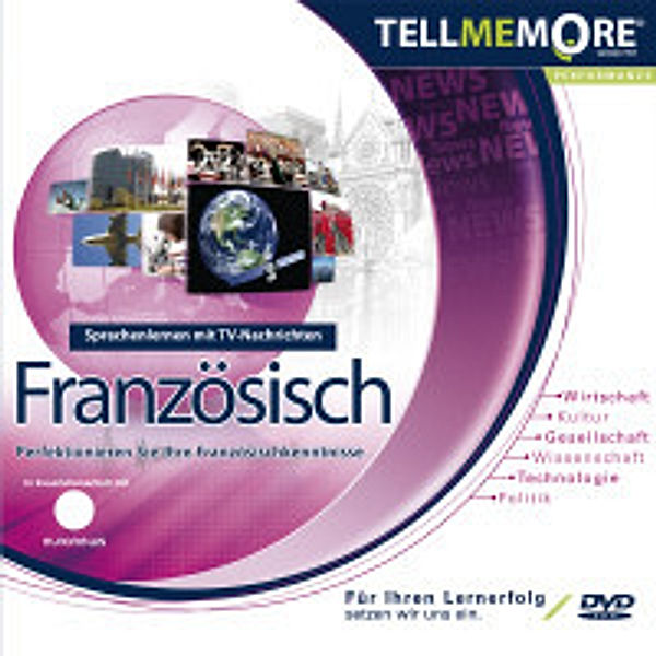 TELL ME MORE® Performance (Version 9.0) Sprachenlernen mit TV-NachrichtenFranzösisch, 1 DVD-ROM