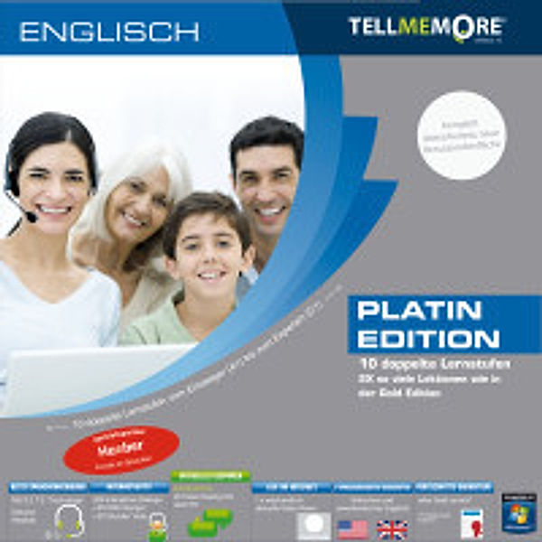 Tell me More (Version 10.0)Englisch, Platin Edition, DVD-ROM